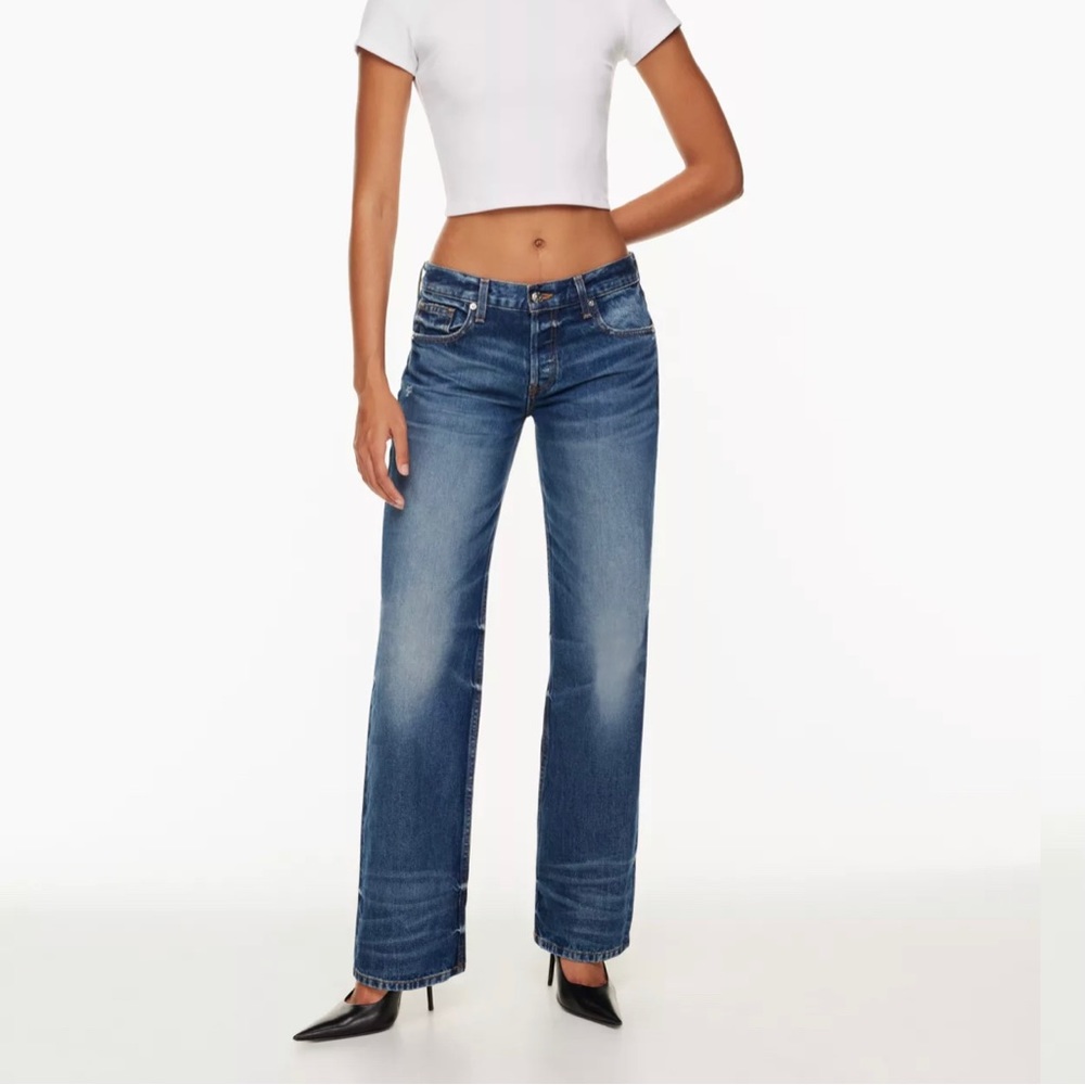 Eb denim low rise baggy jeans in size 25
